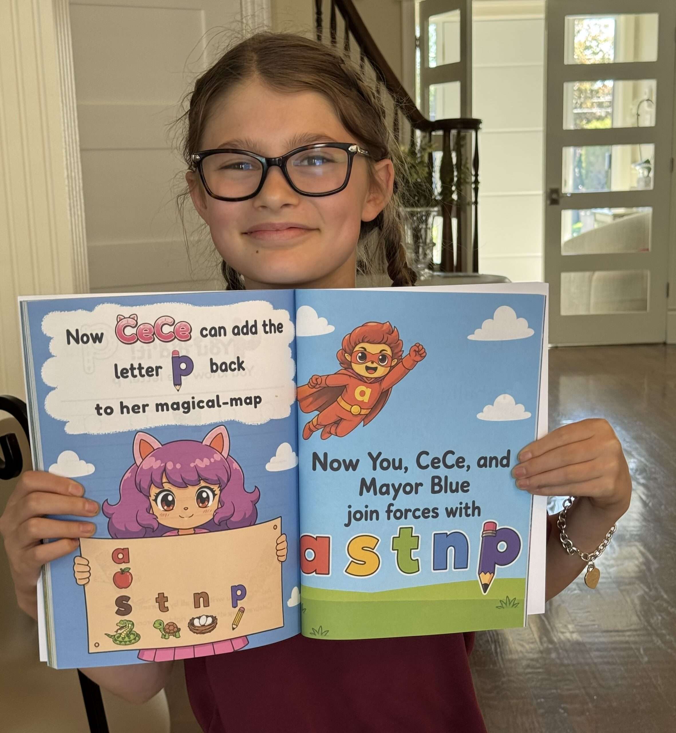 CeCe and the Super 6 reading materials
