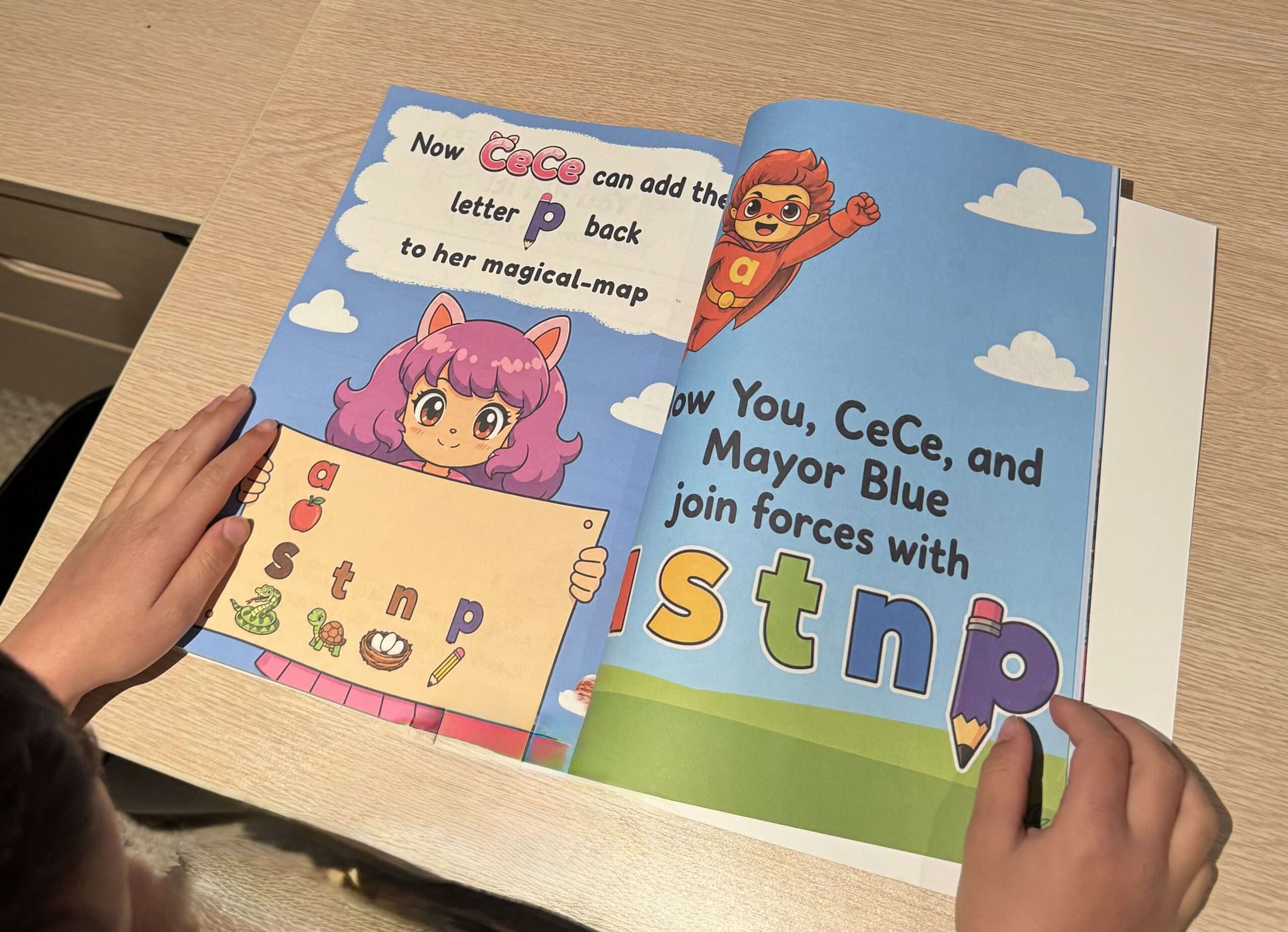 Parent and child reading together
