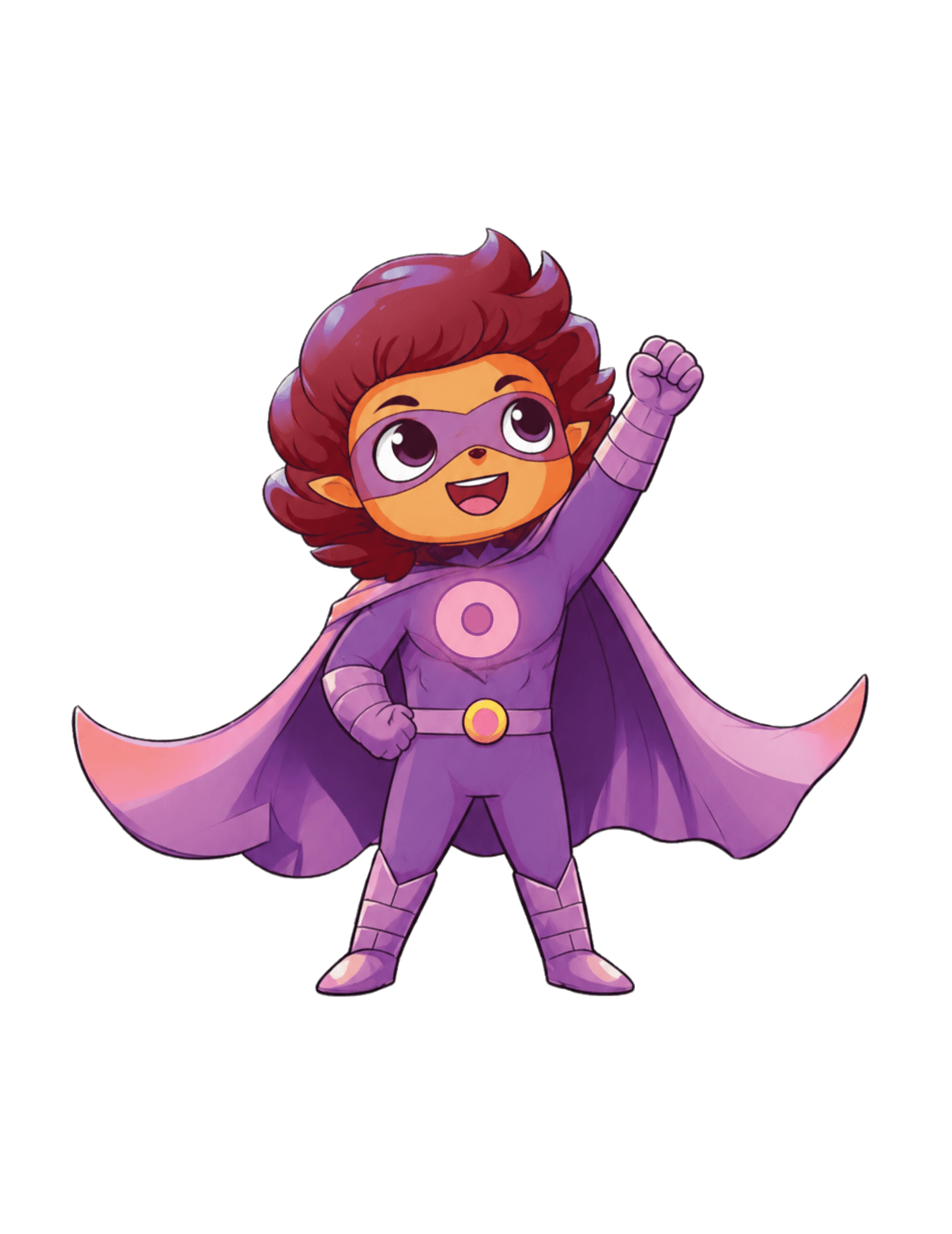 Optimistic O, vowel superhero