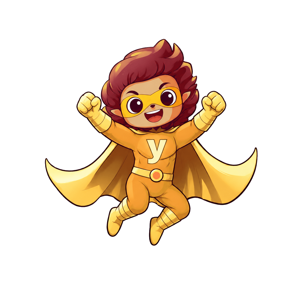 Yippee Y, vowel superhero