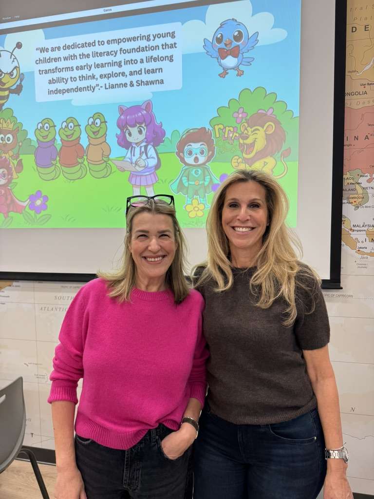 Shawna and Lianne presenting CeCe and the Super 6