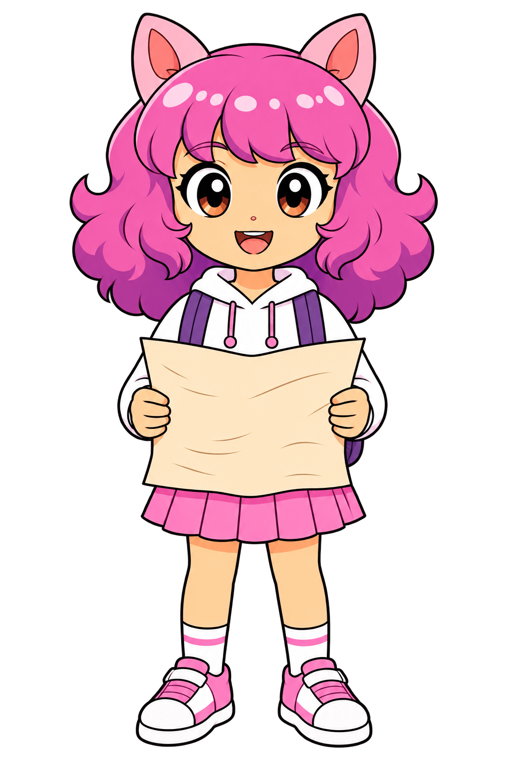 CeCe, the curious reader from Paperback Lane